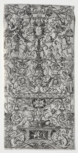 Ornamenttafel: Mars, Gott der Schlachten