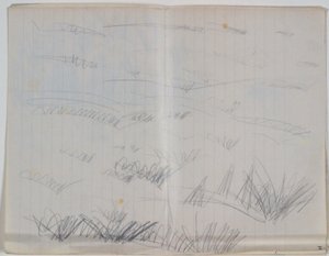 Landschaftsskizze von Niels Larsen Stevns