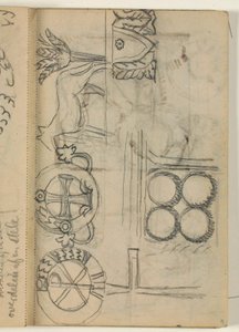 Studien verschiedener Grabmalsornamentik von Niels Larsen Stevns