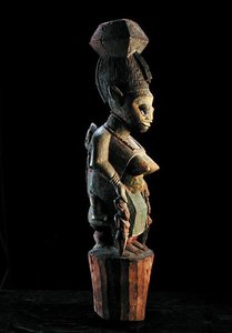 Yoruba-Hauspfosten