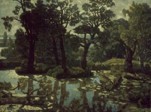 Landschaft mit einem Fluss
