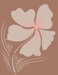 Erdiger Boho-Blüte von Nikita Jariwala