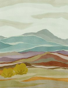 Geschichtete Berglandschaft von Nikita Jariwala
