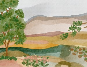 Friedlicher Talblick von Nikita Jariwala