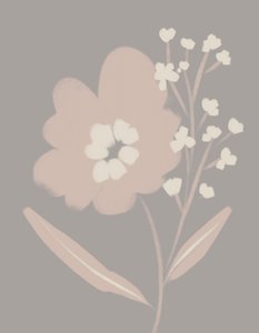 Weiche Blush-Botanicals von Nikita Jariwala