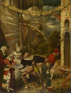 Die Enthauptung des heiligen Johannes des Täufers, ca. 1517 von Niklaus Manuel