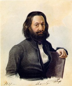 Porträt des Dekabristen Alexander V. Podzhio 1798-1873, 1837 von Nikolai Alexandrovich Bestuzhev