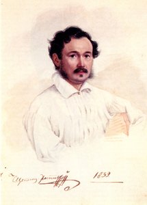 Porträt des Dekabristen Herzog Dmitry Shchepin-Rostovsky 1798-1858, 1839