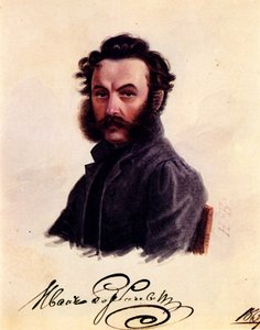 Porträt des Dekabristen Ivan Horbachevsky von Nikolai Alexandrovich Bestuzhev