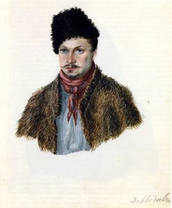 Porträt des Dekabristen Wassili Dawydow 1793-1855, 1839