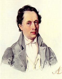 Porträt von Leopold Niemirowski 1810-1883, 1843 von Nikolai Alexandrovich Bestuzhev