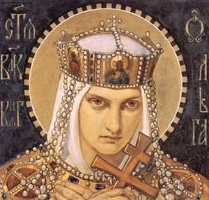 Heilige Olga, Prinzessin von Kiew, zweite Hälfte des 19. Jahrhunderts