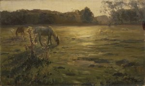 Pferde auf der Wiese von Nikolai Alexandrovich Klodt