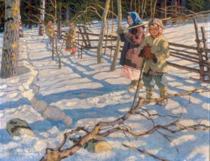 Kinder im Schnee