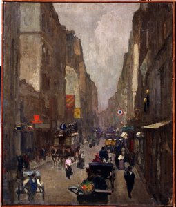 Rue Saint Denis in Paris von Nikolai Vasilyevich Dosekin