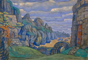 Tristan / Bühne von Roerich