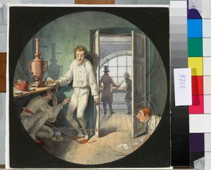 Carlo Rossi, Alexander Rezanov und Lakhtin verstecken sich vor Konstantin Thon