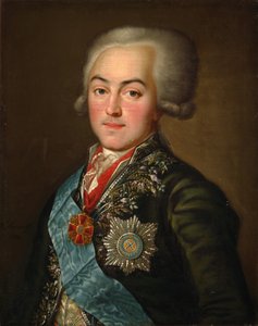 Porträt von Graf Nikolai Petrovich Sheremetev 1751-1809, 1798 von Nikolay Ivanovich Argunov