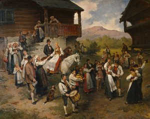 Bauernhochzeit in Eidsfjord