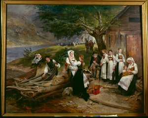 Auf dem Kirchhof von Nils Bergslien
