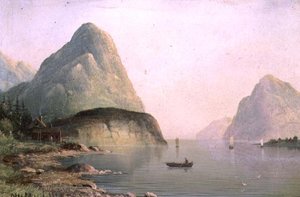Eine Fjordszene