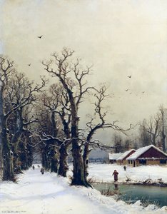 Winterszene, 19. Jahrhundert
