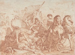 Der Sturz des Antiochus von seinem Wagen