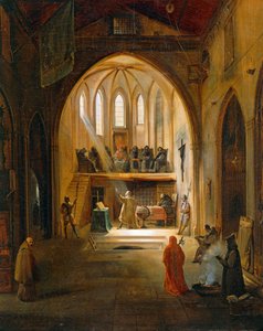 Galileo Galilei vor dem Inquisitionsgericht, Detail