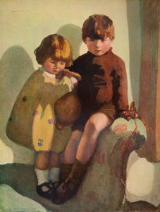 Ian und Rosemary, ca. 1923