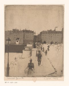 Ansicht der Pont Neuf in Paris von Norbert Goeneutte