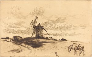 Die Mühle von Saint Jacut von Norbert Goeneutte