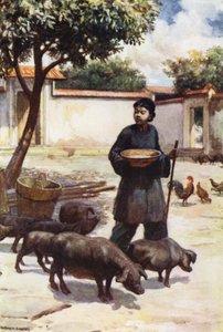 China: Ein Innenhof