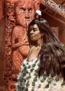 Maori-Mädchen: Neuseeland von Norman Hardy
