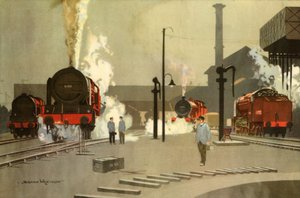 Camden Town Lokschuppen, ca. 1935