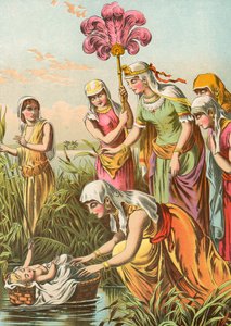 Die Auffindung des Moses von North American