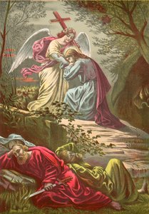 Jesus im Garten Gethsemane von North American