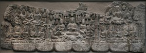 Wandskulptur: Himmlische Versammlungen von Buddhas und Bodhisattvas, Handan, Provinz Hebei, 550-577
