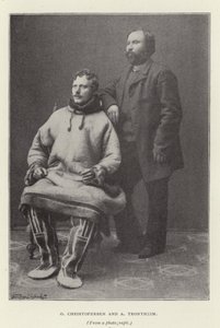 O. Christofersen und A. Trontheim (s/w Foto) von Norwegian Photographer