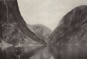Der Naerofjord vom Vikingvang Hotel von Norwegian Photographer