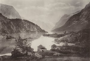 Blick auf den Loen-See, Nordfjord von Norwegian Photographer
