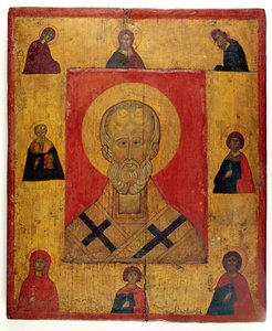Unbekanntes Bild von Novgorod School