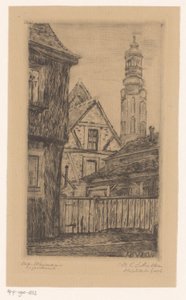 Stadtansicht mit dem Turm in Weimar