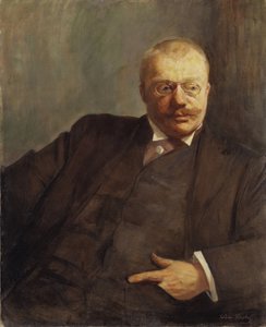 Porträt des Dichters Gunnar Heiberg von Oda Krohg