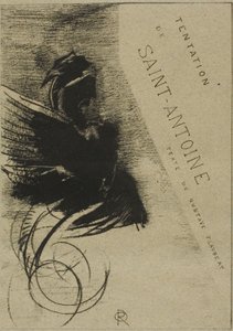 Titelblatt für die Versuchung des heiligen Antonius von Odilon Redon