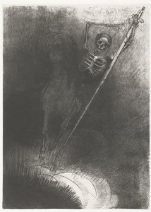 Der Tod zu Pferd von Odilon Redon