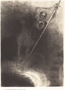 Und der Name dessen, der darauf saß, war Tod von Odilon Redon