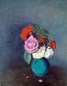 Blumenstrauß aus Nelken (Odilon Redon) von Odilon Redon