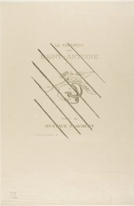 Frontispiz/Titelblatt für die Versuchung des Heiligen Antonius von Odilon Redon