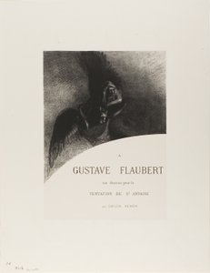 Frontispiz zu Gustave Flaubert von Odilon Redon
