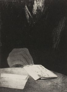 Es war eine Hand, scheinbar aus Fleisch und Blut wie meine eigene, Platte 4 von 6 von Odilon Redon